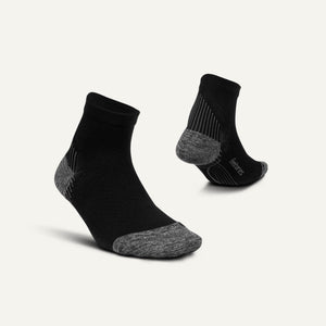 Plantar Fasciitis Relief Sock Ultra Light Quarter - Black