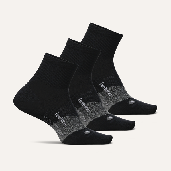 Feetures ソックス 3足 Elite Ultra Light Quarter 3 Pack | Feetures