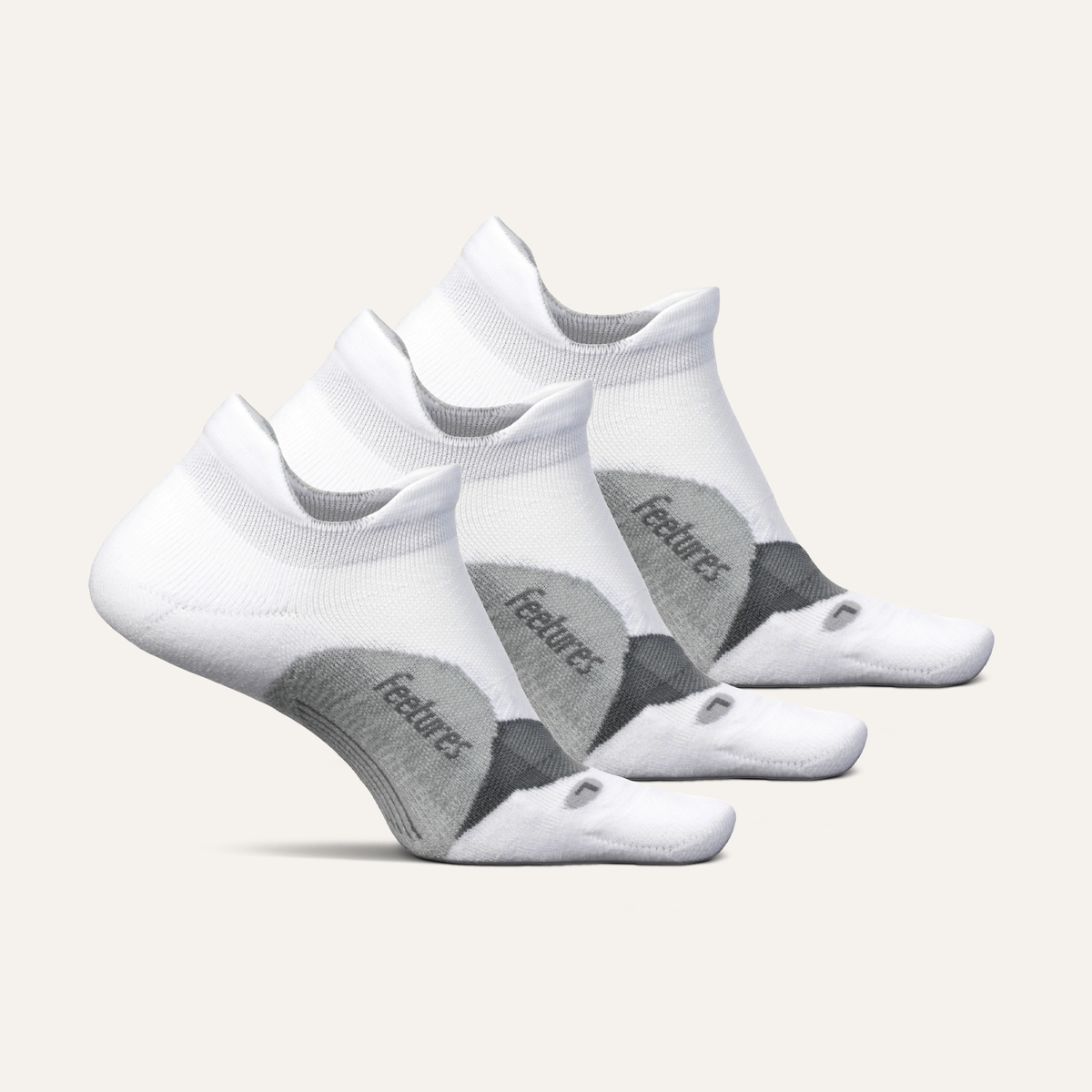 Elite Light Cushion Tab 3 Pack - White