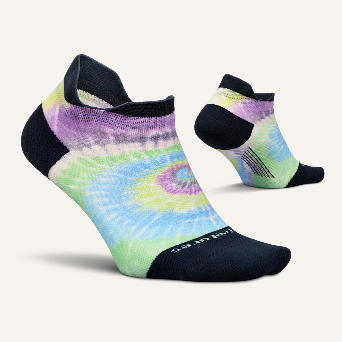 Elite Light Cushion Tab Limited Edition Tie Dye - Lavender Spiral