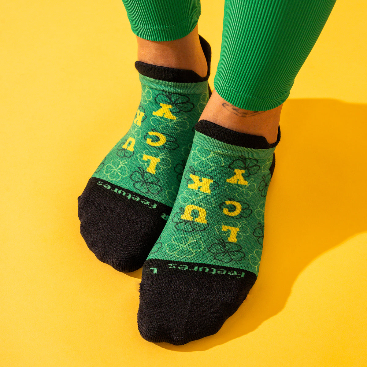 Elite Light Cushion Tab - Limited Edition - St. Patrick's Day - My Lucky Socks