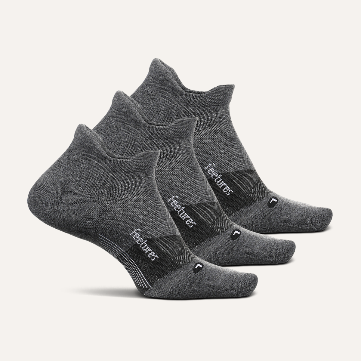 Merino 10 Ultra Light Tab 3 Pack - Gray