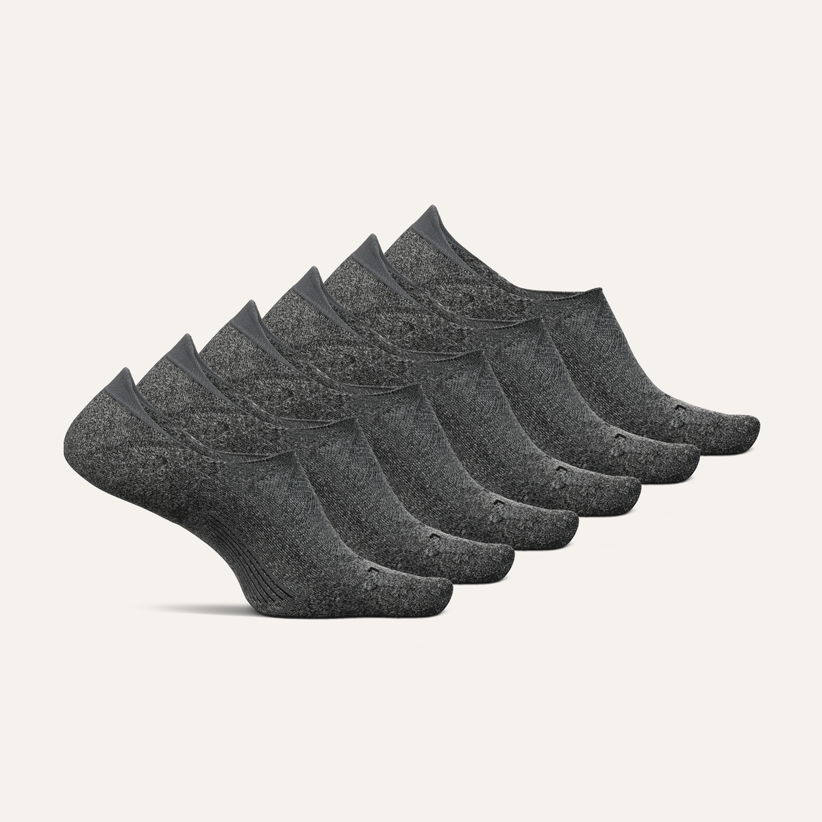 Elite Light Cushion Invisible 6 Pack - Gray