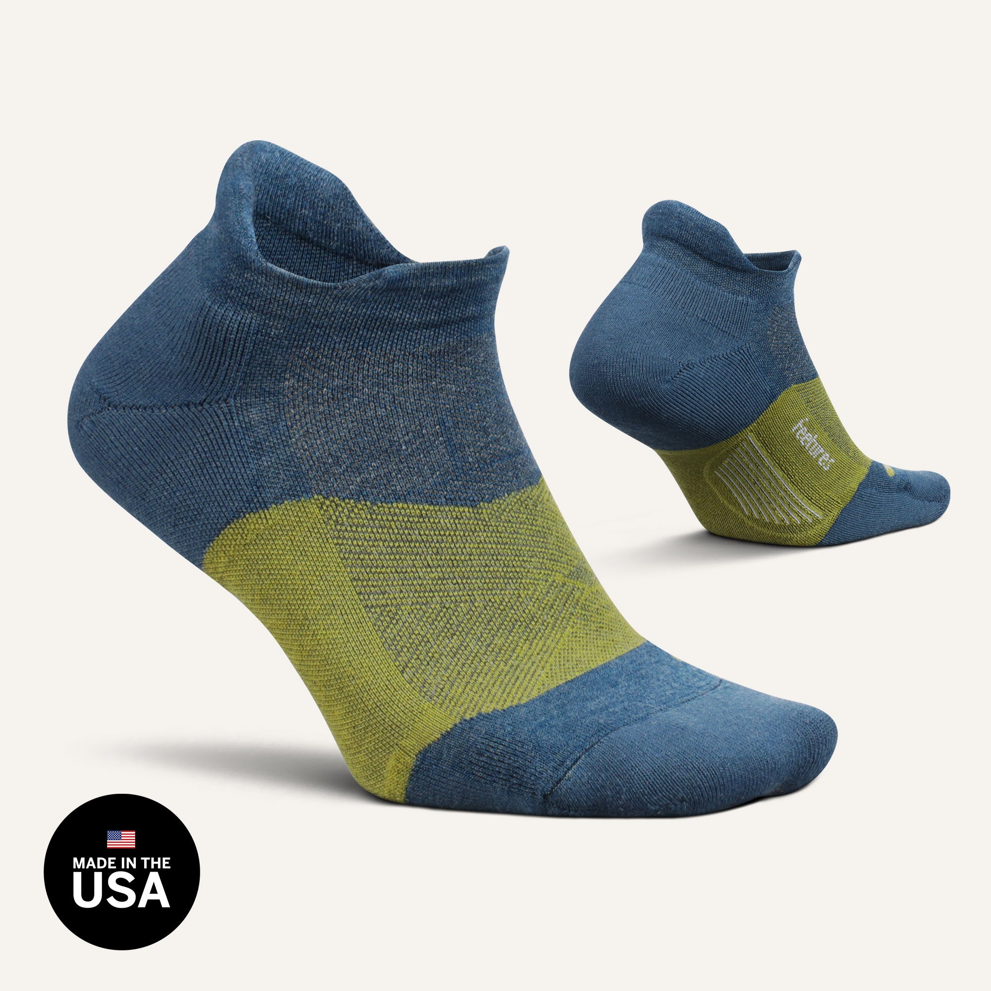 Merino Wool Max Cushion No Show Socks | Feetures