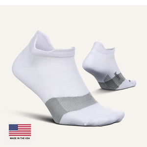 Merino 10 Ultra Light No Show Tab - White