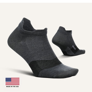 Merino 10 Ultra Light No Show Tab - Gray