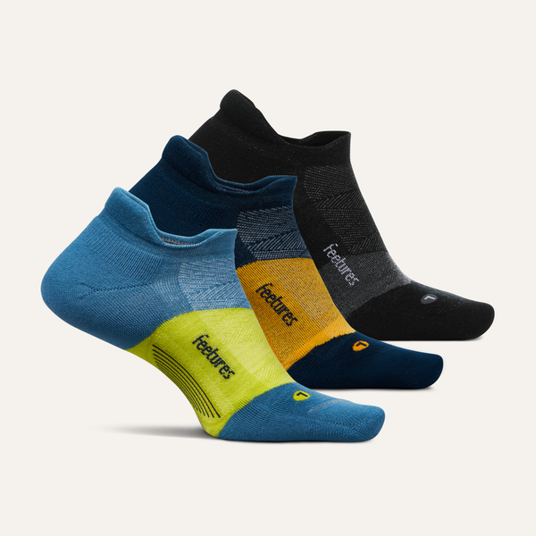 Merino 10 Max Cushion Tab 3 Pack - Blue Black Mix