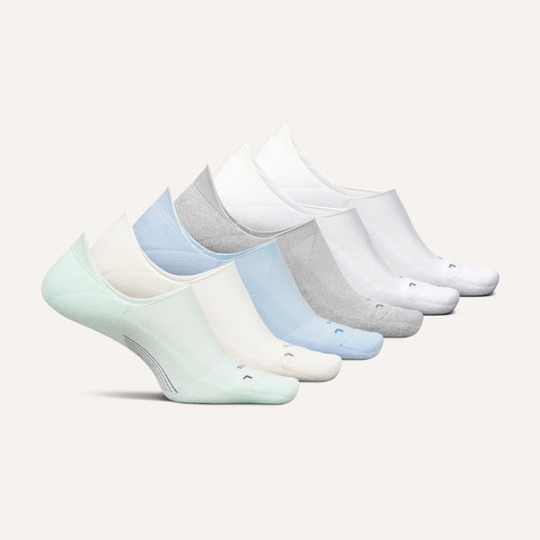 Elite Light Cushion Invisible 6 Pack - Mint White Mix