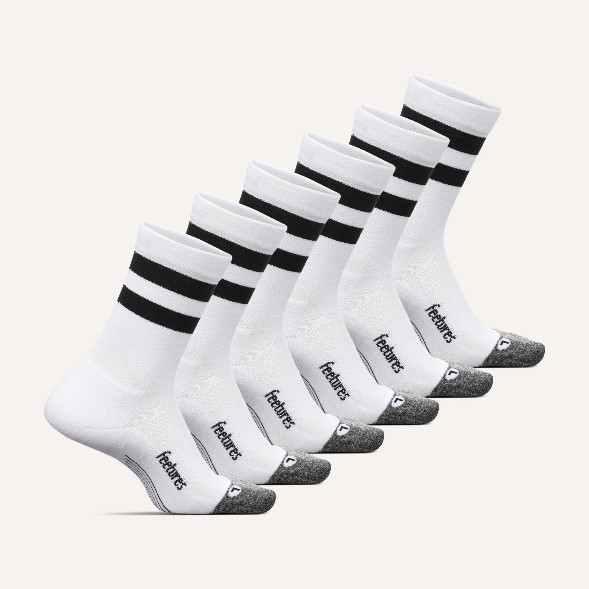 White High Top Stripe Mix