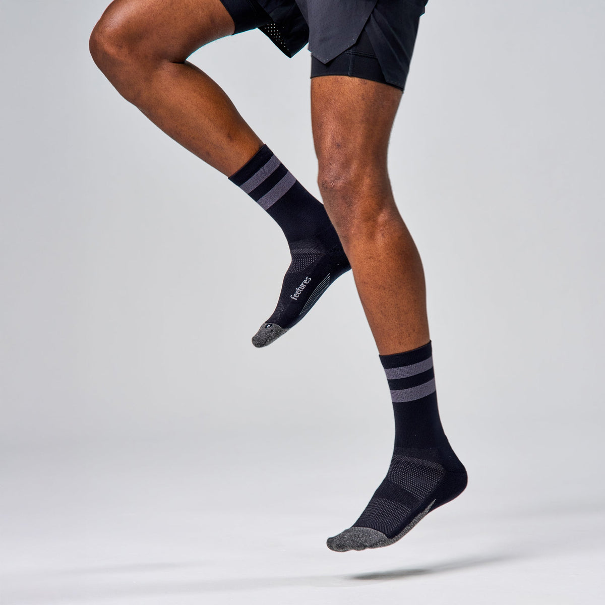 Black High Top Stripe