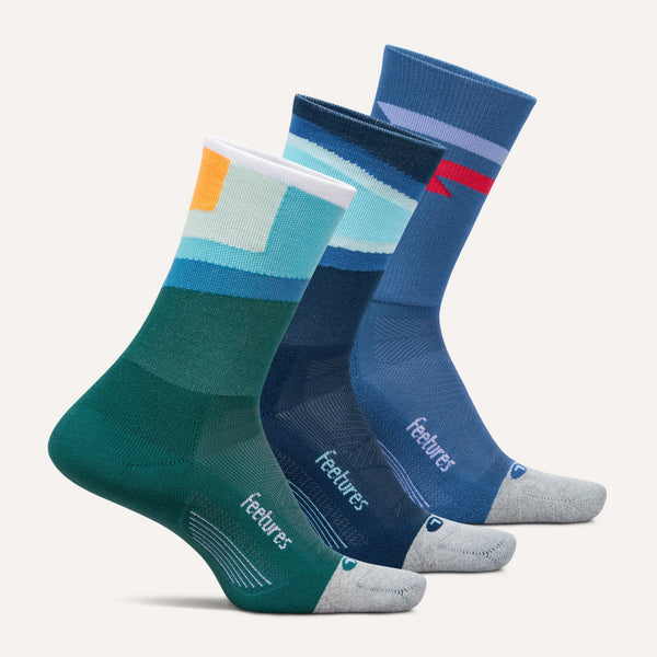 Elite Light Cushion Mini Crew 3 Pack - Breezy Bounce Mix