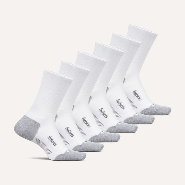 Elite Max Cushion Mini Crew 6 Pack - White Mix