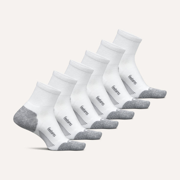 Elite Max Cushion Quarter 6 Pack - White Mix