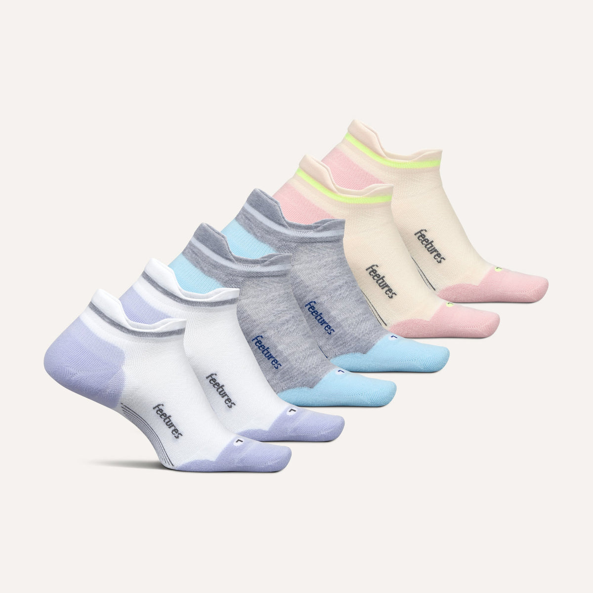 Elite Max Cushion Tab 6 Pack - White Sandy Mix
