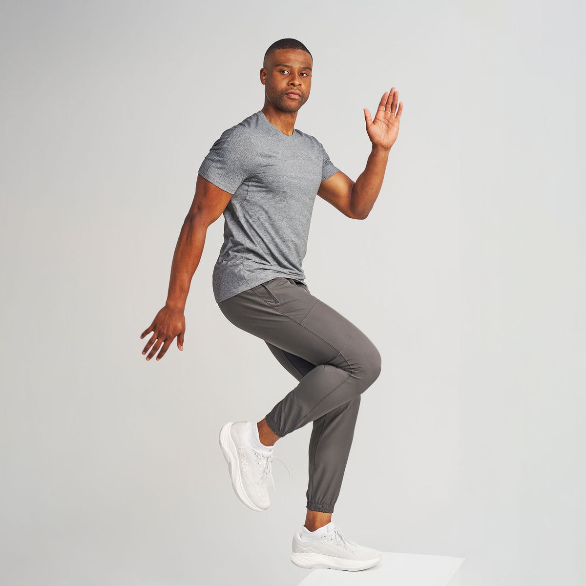 Men’s Stride Flex Performance Tee - Gray Heather