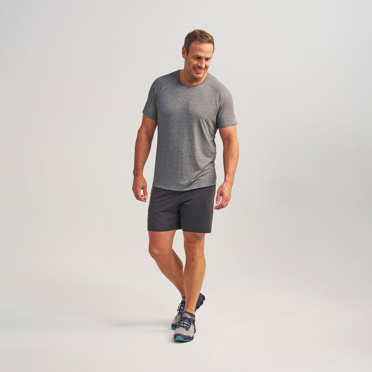 Men’s Stride Flex Performance Tee - Gray Heather