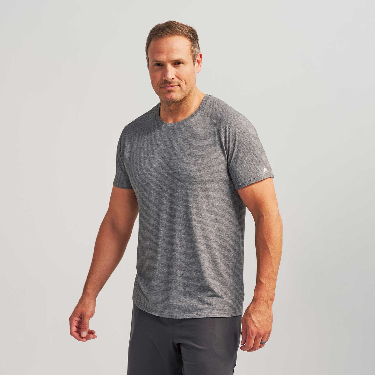 Men’s Stride Flex Performance Tee - Gray Heather