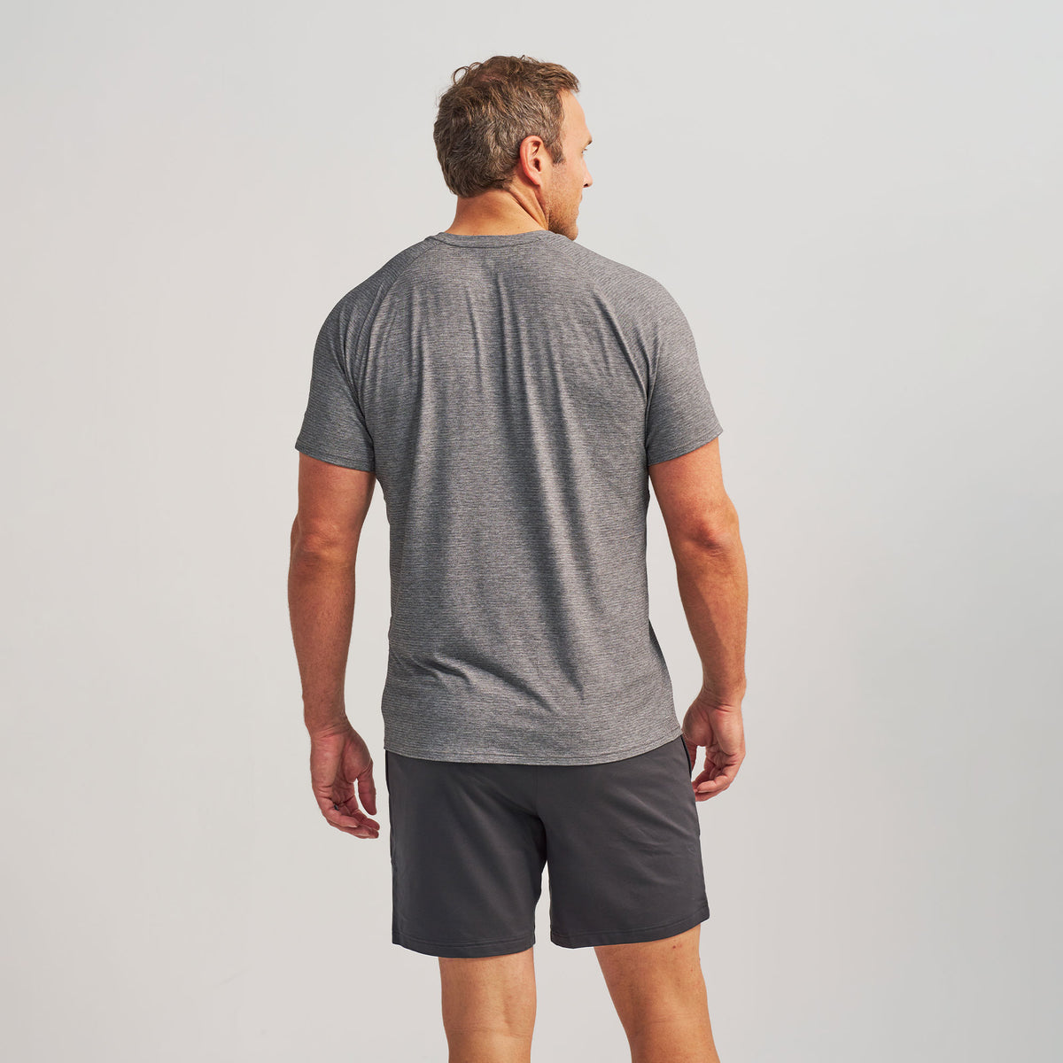 Men’s Stride Flex Performance Tee - Gray Heather