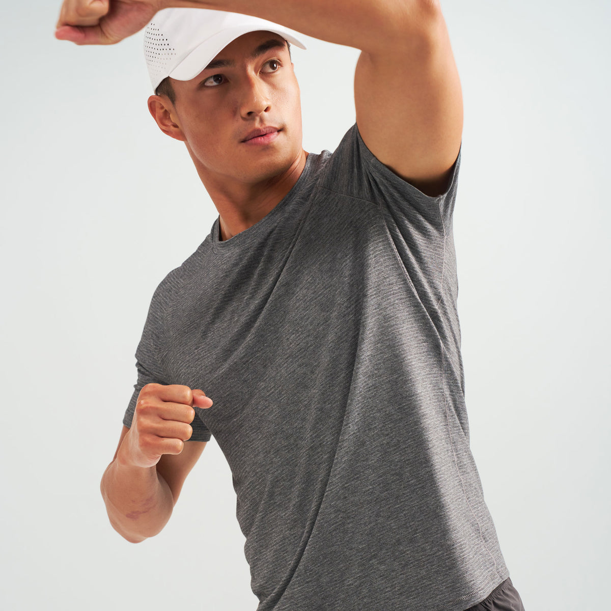 Men’s Stride Flex Performance Tee - Gray Heather