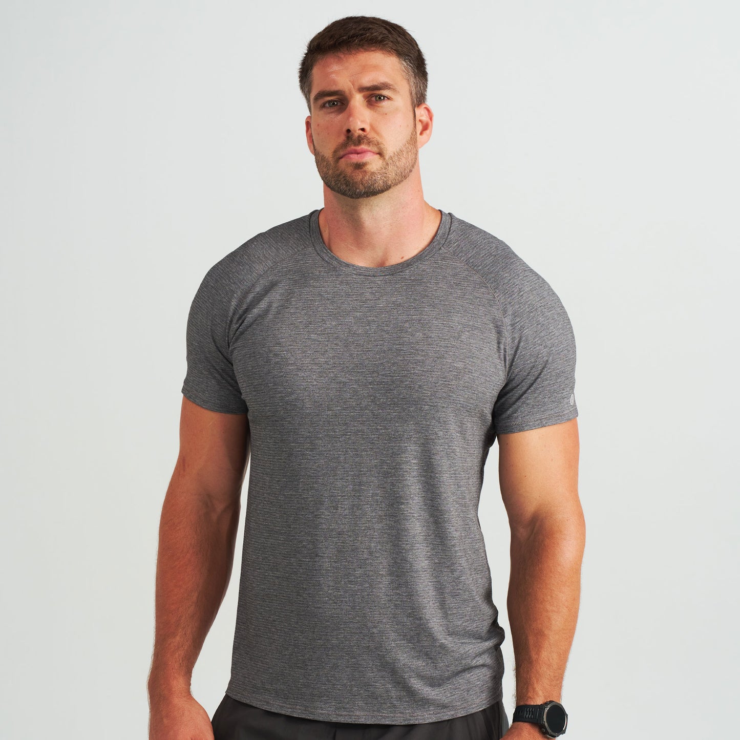 Gray Heather | model: Hunter is wearing a size XL - Waist 36" Inseam 34"  Chest 47½"