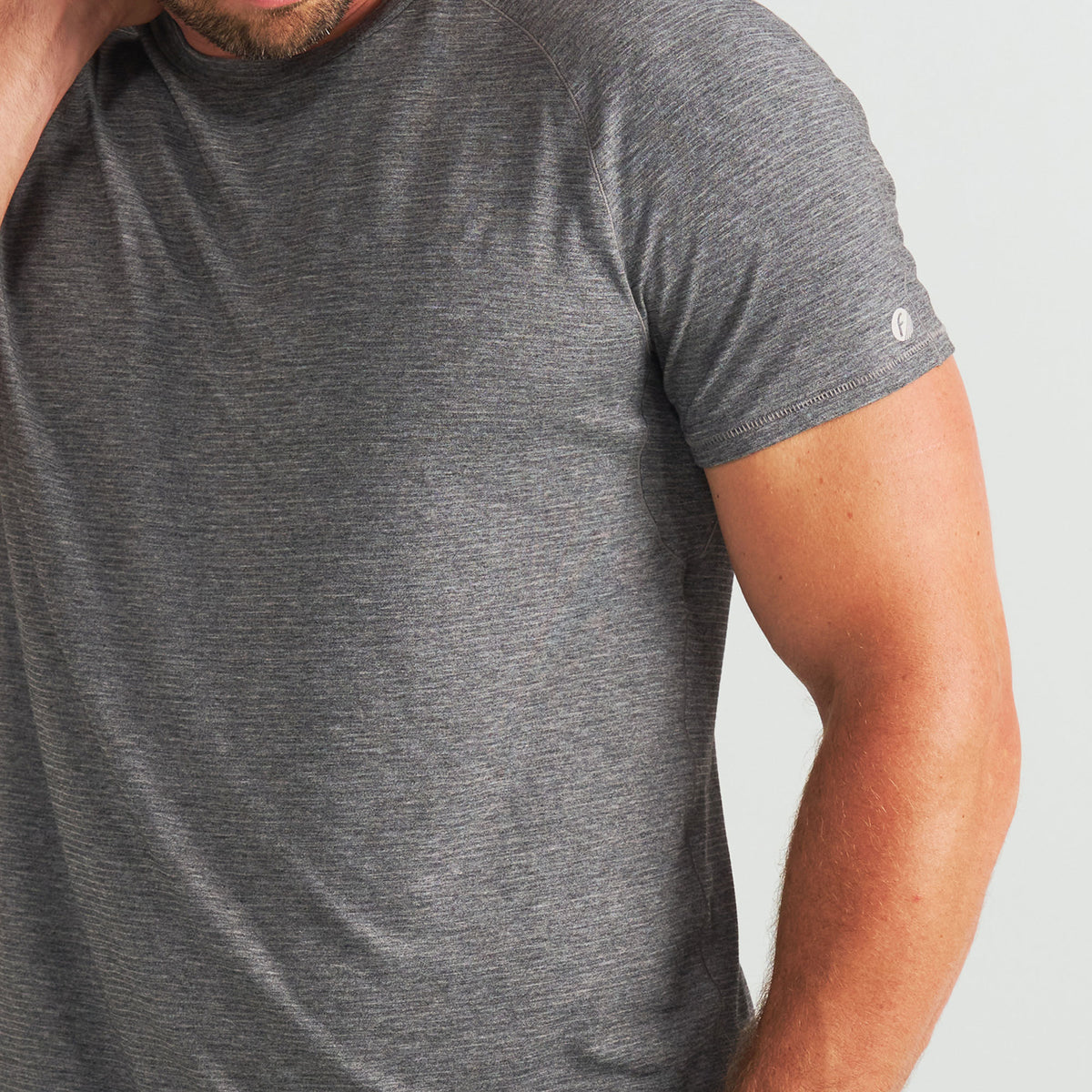 Men’s Stride Flex Performance Tee - Gray Heather