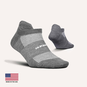 High Performance Ultra Light No Show Tab - Heather Grey