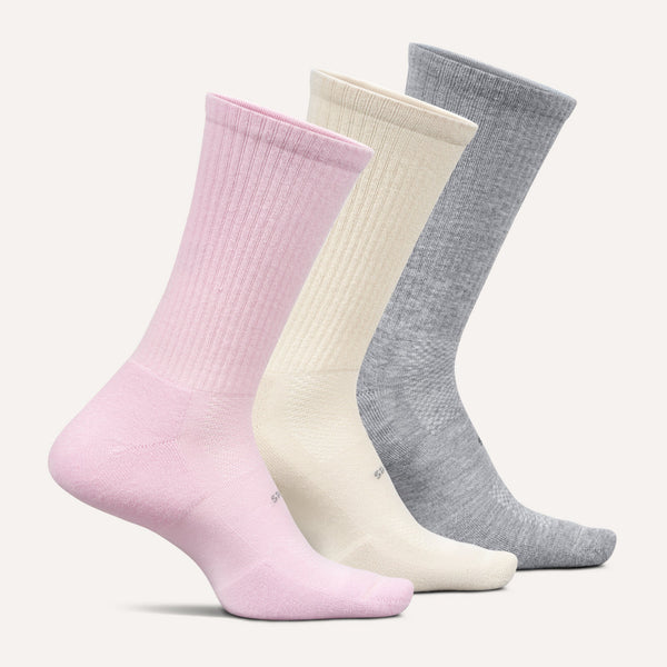High Performance Max Cushion Crew 3 Pack - Petal Gray Mix
