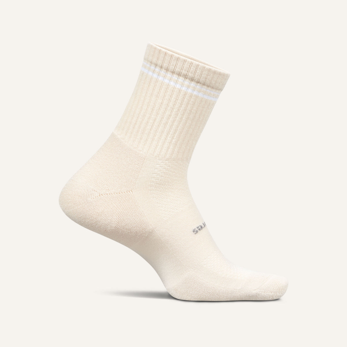 High Performance Max Cushion Quarter Tall - Almond Stripe