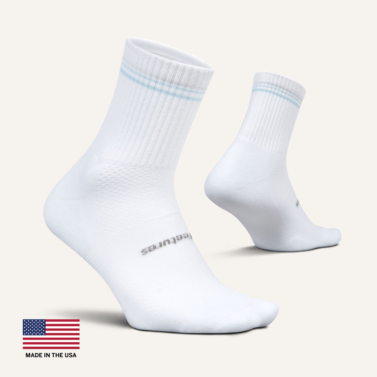 High Performance Max Cushion Quarter Tall - Glacier Stripe