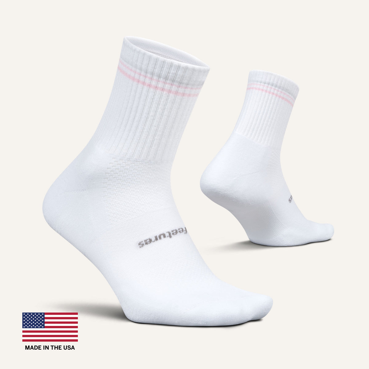 High Performance Max Cushion Quarter Tall - Petal Stripe