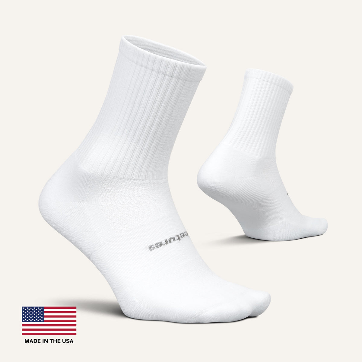 High Performance Max Cushion Quarter Tall - White