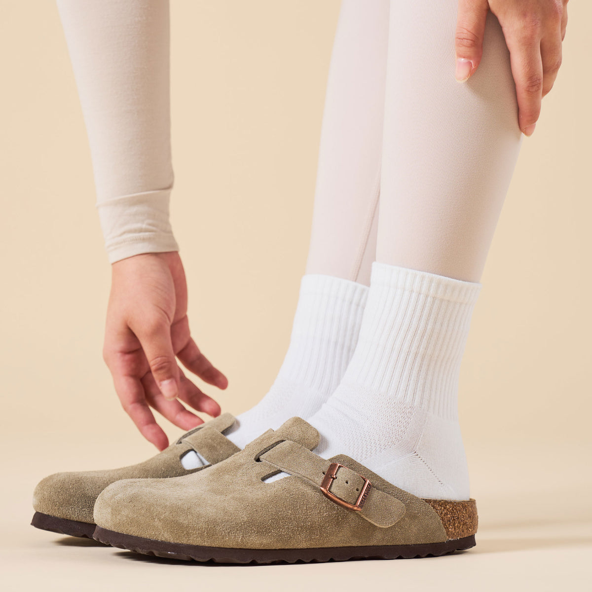 High Performance Max Cushion Quarter Tall - White