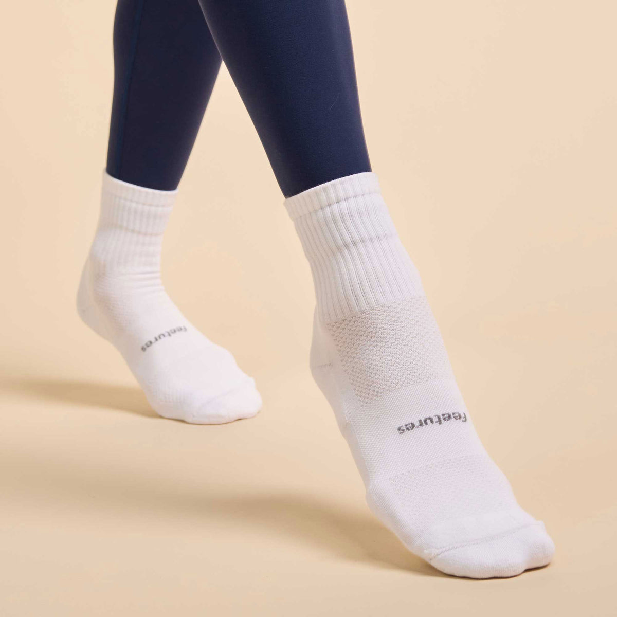 High Performance Max Cushion Quarter Tall - White