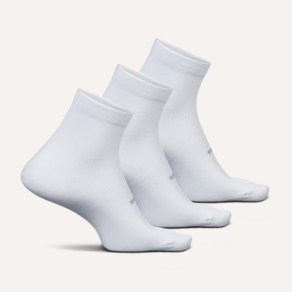 High Performance Max Cushion Quarter 3 Pack - White Mix