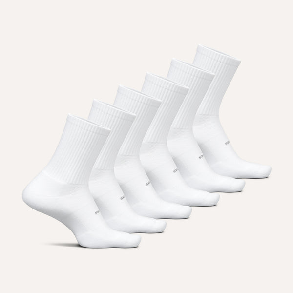 High Performance Max Cushion Quarter Tall 6 Pack - White Mix