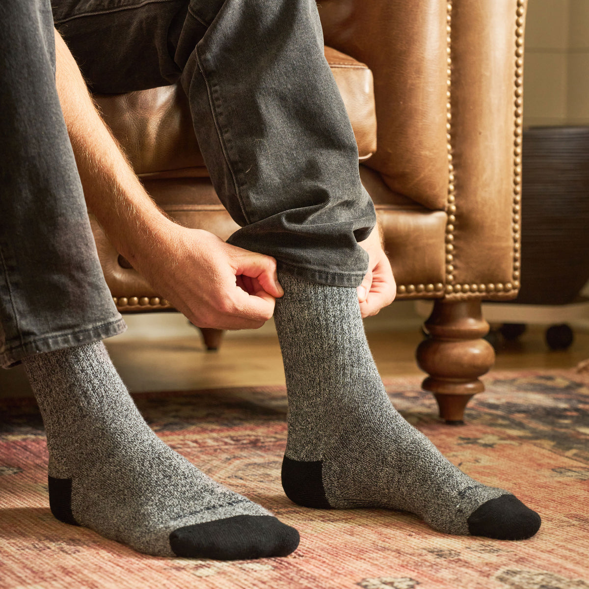 Everyday Men's Max Cushion Crew Anytime - Anytime Black