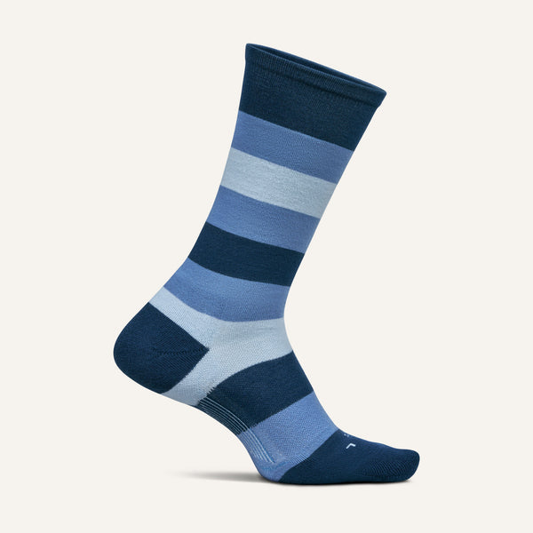 Everyday Men's Max Cushion Crew Primary Stripe Denim - Primary Stripe Denim