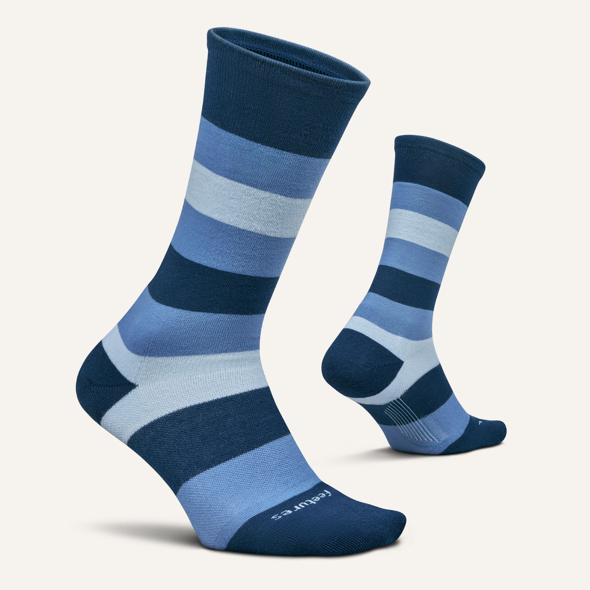 Everyday Men's Max Cushion Crew Primary Stripe Denim - Primary Stripe Denim