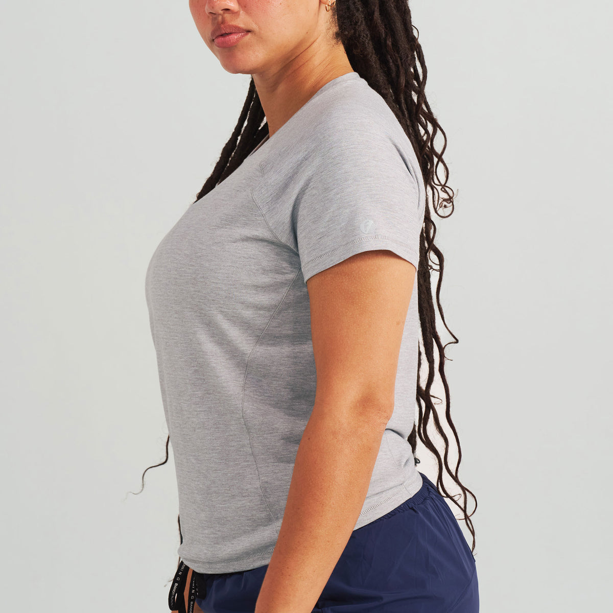 Women’s Stride Flex Performance Tee - Light Gray