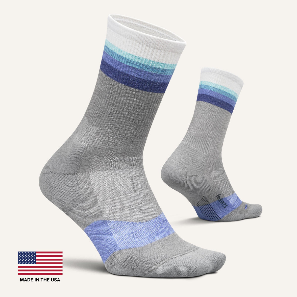 Merino 10 Max Cushion Mini Crew - Luminous Gray