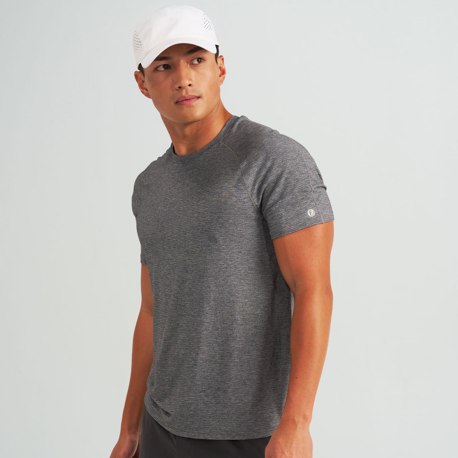 Navy Heather Mix |  model: Josh is wearing a size Medium - Waist 31"  Inseam 28" Chest 42"