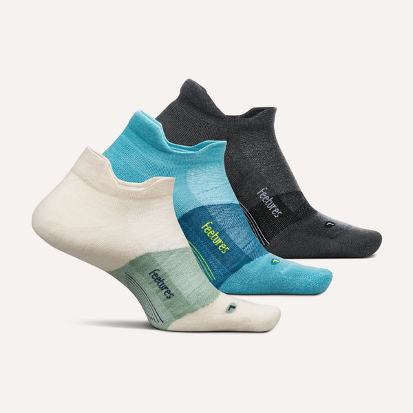 Merino 10 Max Cushion Tab 3 Pack - Grass Tahoe Mix