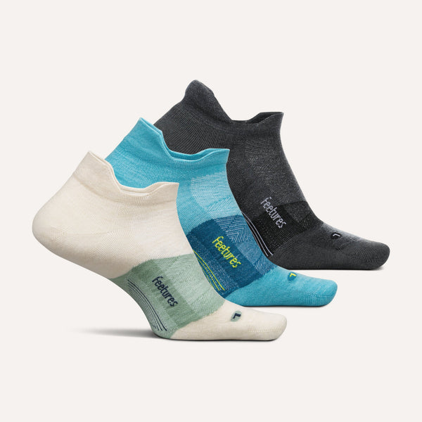Elite Merino 10 Ultra Light No Show Tab 3 Pack | Feetures