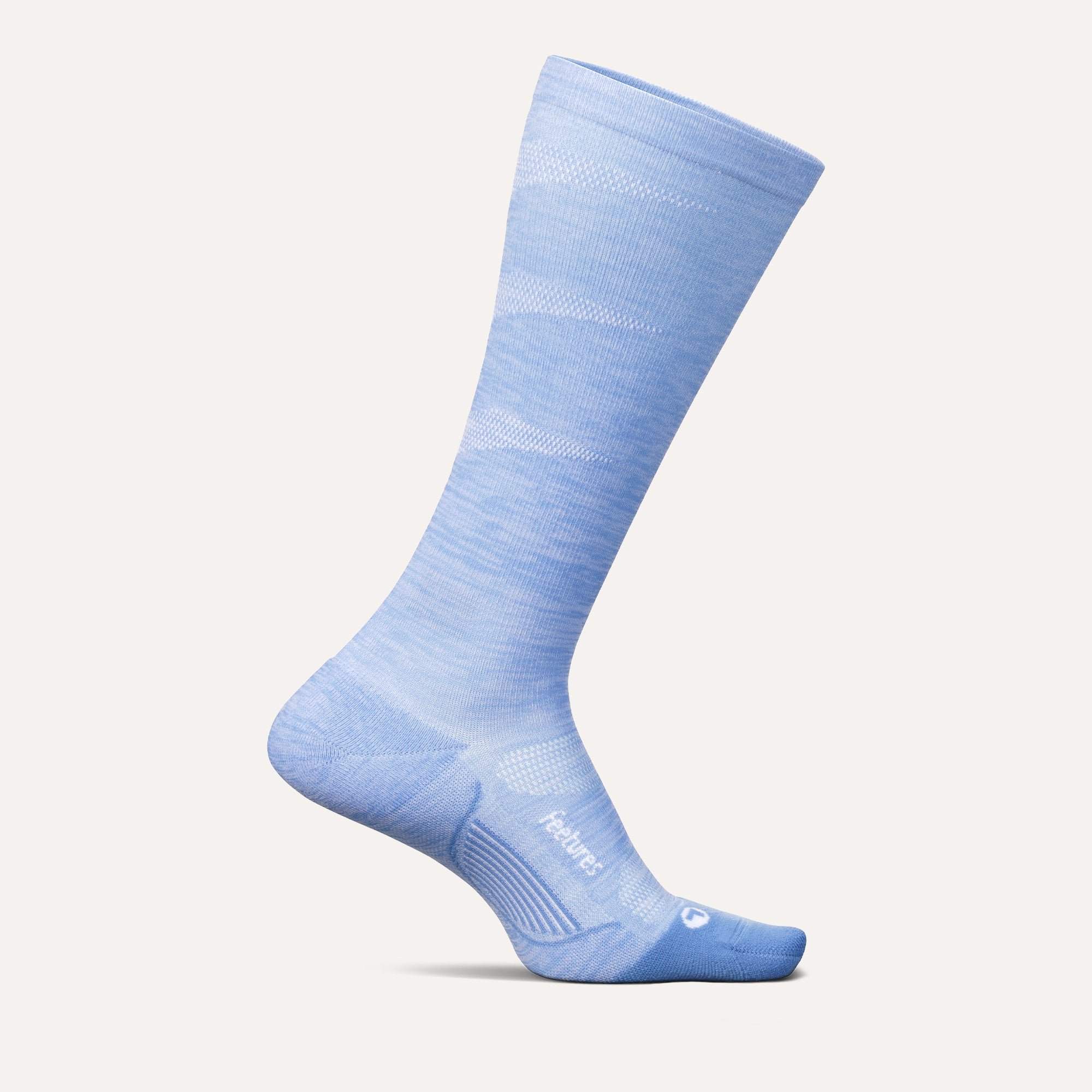 Fluid Over Knee-Highs – Black, Light Grey Socks