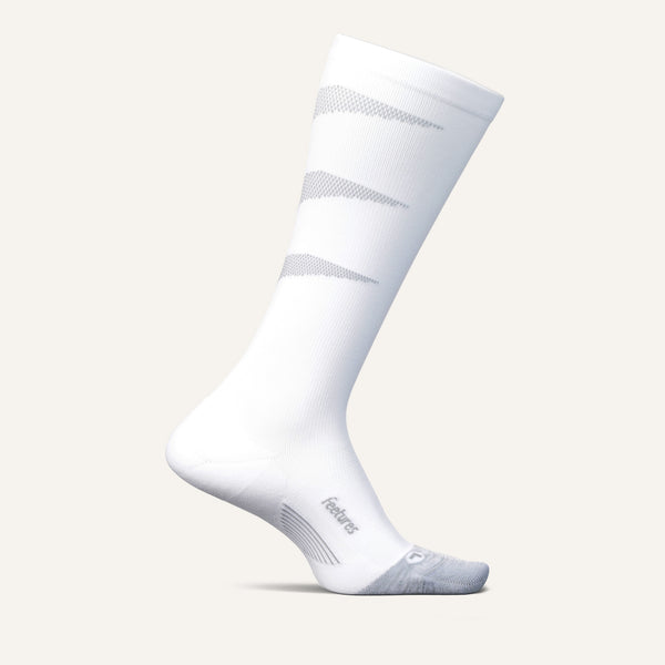 Graduated Compression Light Cushion Knee High - White