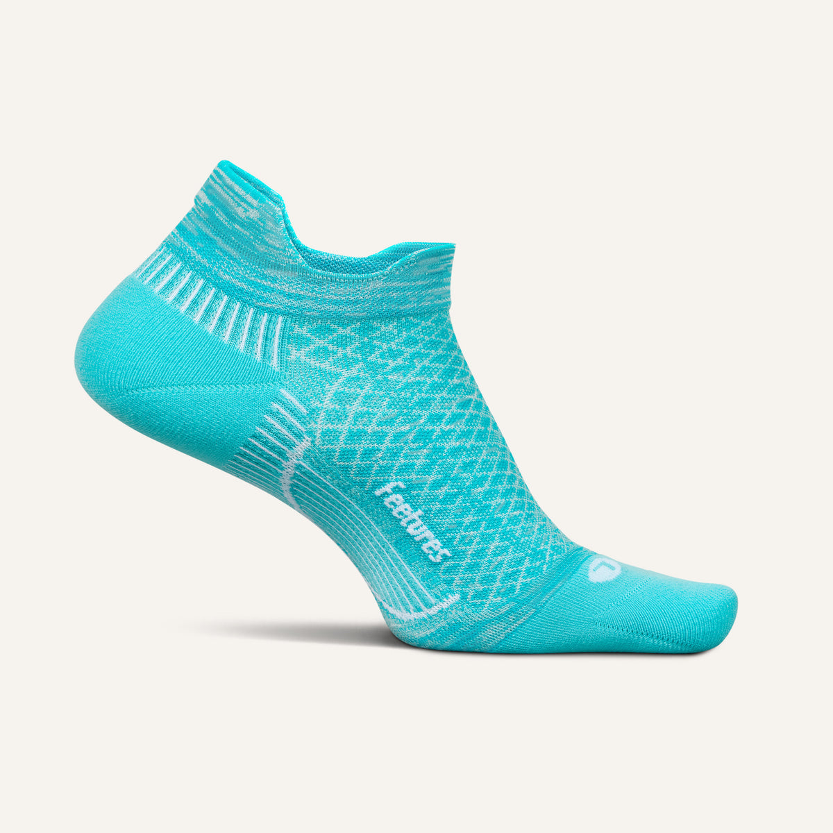 Plantar Fasciitis Relief Sock Light Cushion Tab - Aqua Spring