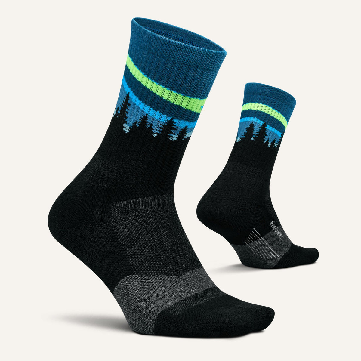 Trail Max Cushion Mini Crew - Blue Aurora
