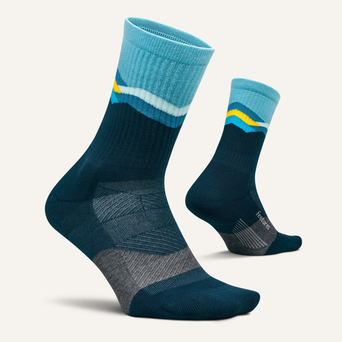 Trail Max Cushion Mini Crew - Mountain High Blue