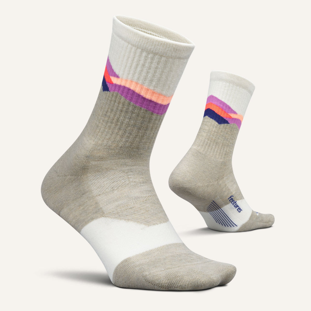 Trail Max Cushion Mini Crew - Mountain High Cream