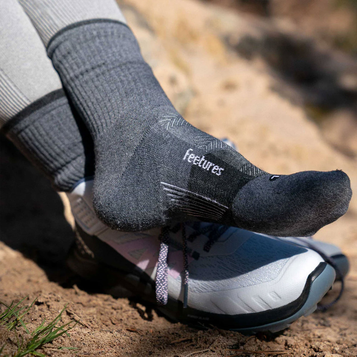 Trail Max Cushion Mini Crew 3 Pack - Aurora Gray Mix
